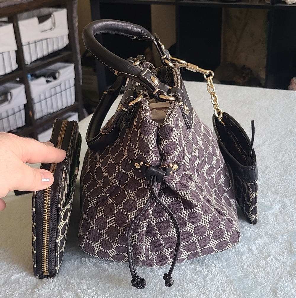 Kate Spade New York Dot Noel Small Leather and Fabric Handbag 6 Piece Set - Picture 4 of 16